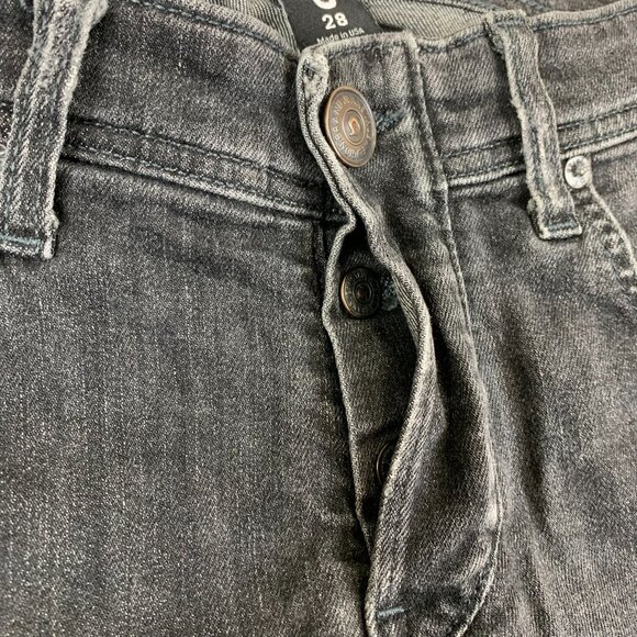 True Religion Westbrook Mens Jeans 28 Gray Distressed Rocco Relaxed Skinny 28x30 - Picture 5 of 15